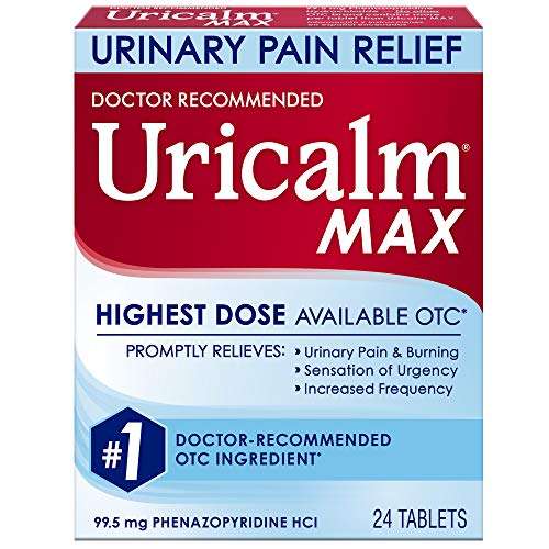 24 ct 3 Pack  Uricalm Max, Maximum Strength Urinary Pain Relief ...