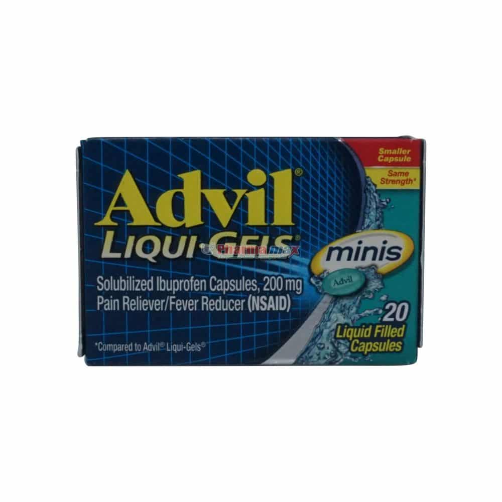 ADVIL LIQUI GELS MINIS 20ct  PharmamaxOnline