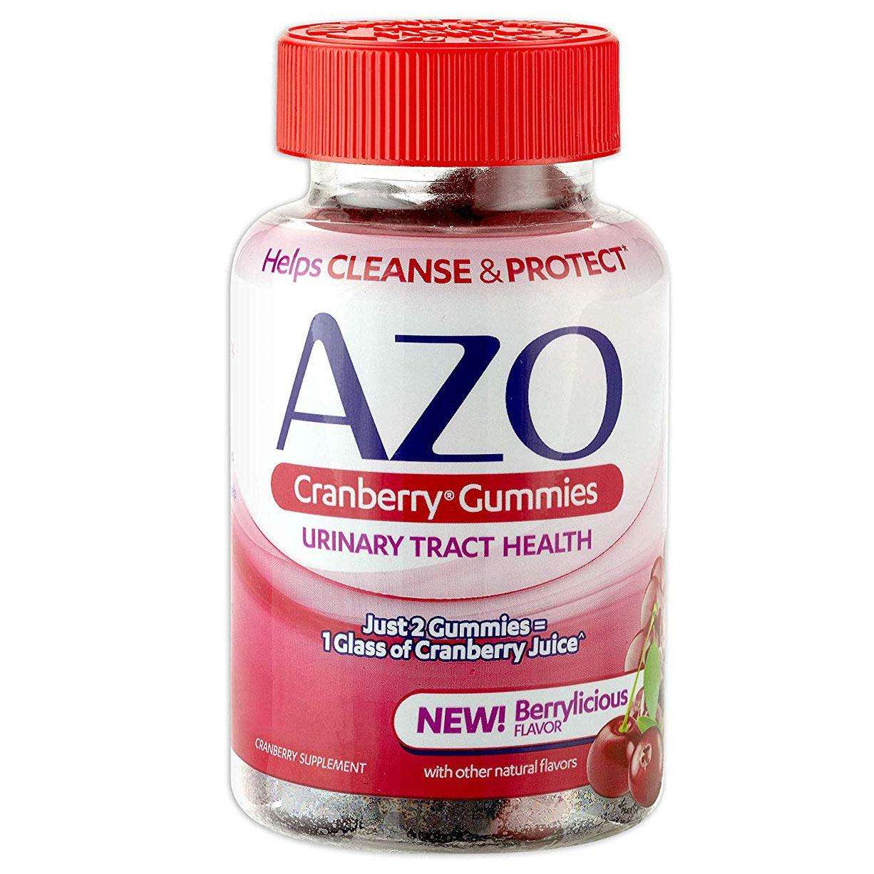 AZO Cranberry Urinary Tract Health Supplement Gummies for $3.49 Shipped