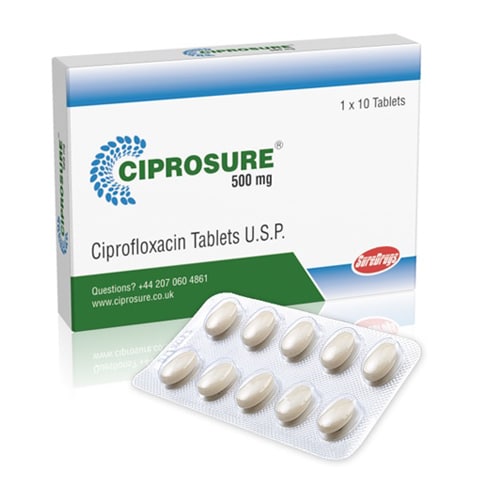 Ciprosure Tablet &  Ciprofloxacin Tablet Usp 500 Mg Manufacture in ...