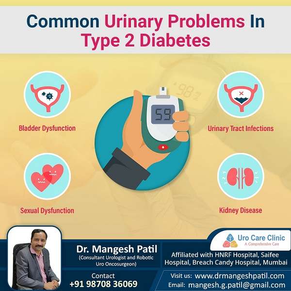 Common urinary problem in type 2 diabetes patients