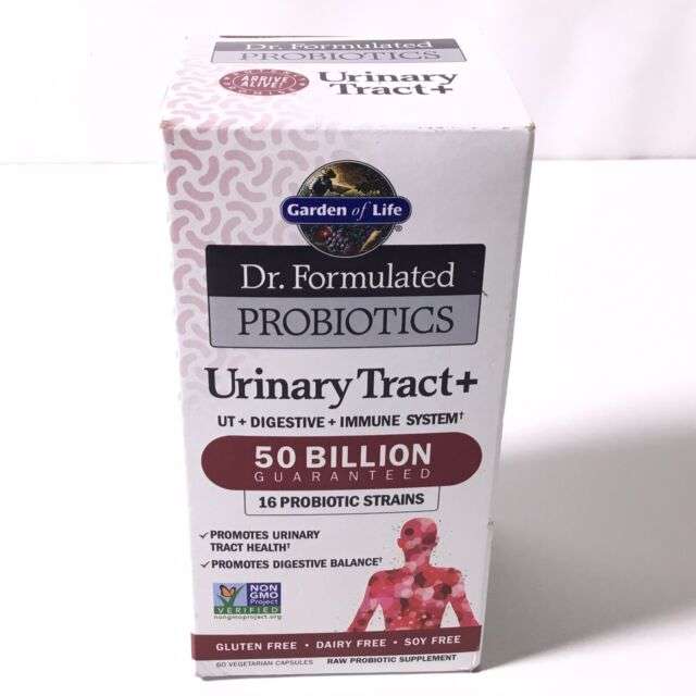 Garden of Life Dr. Formulated Probiotics Urinary Tract Plus Capsules 60 ...