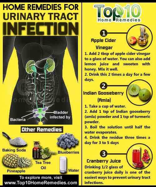 Home remedies for urinary tract infections in humans