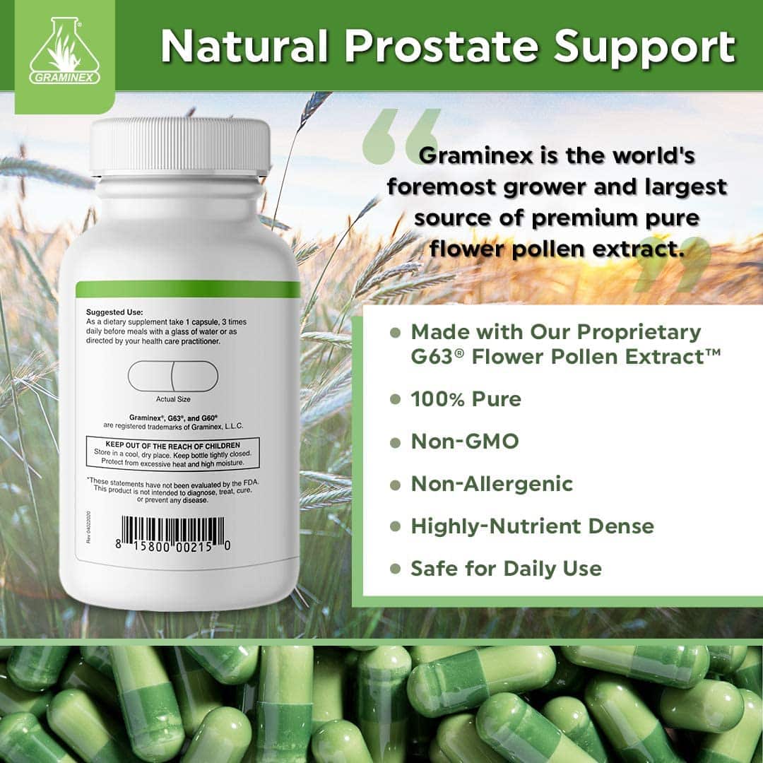 PollenAid Prostate Support Helps Relieve Pain and Control Urinary Flow ...