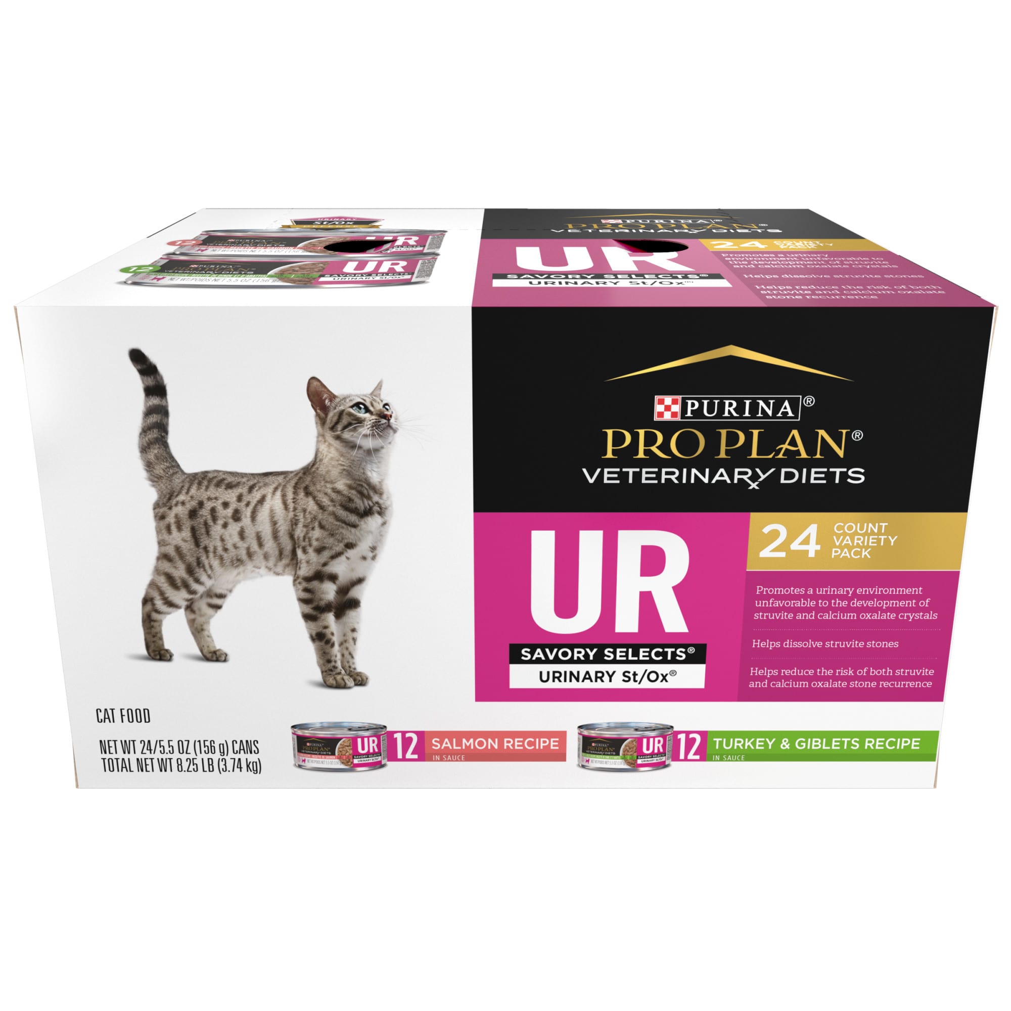 Purina Pro Plan Veterinary Diets UR Urinary St/Ox Savory Selects Wet ...