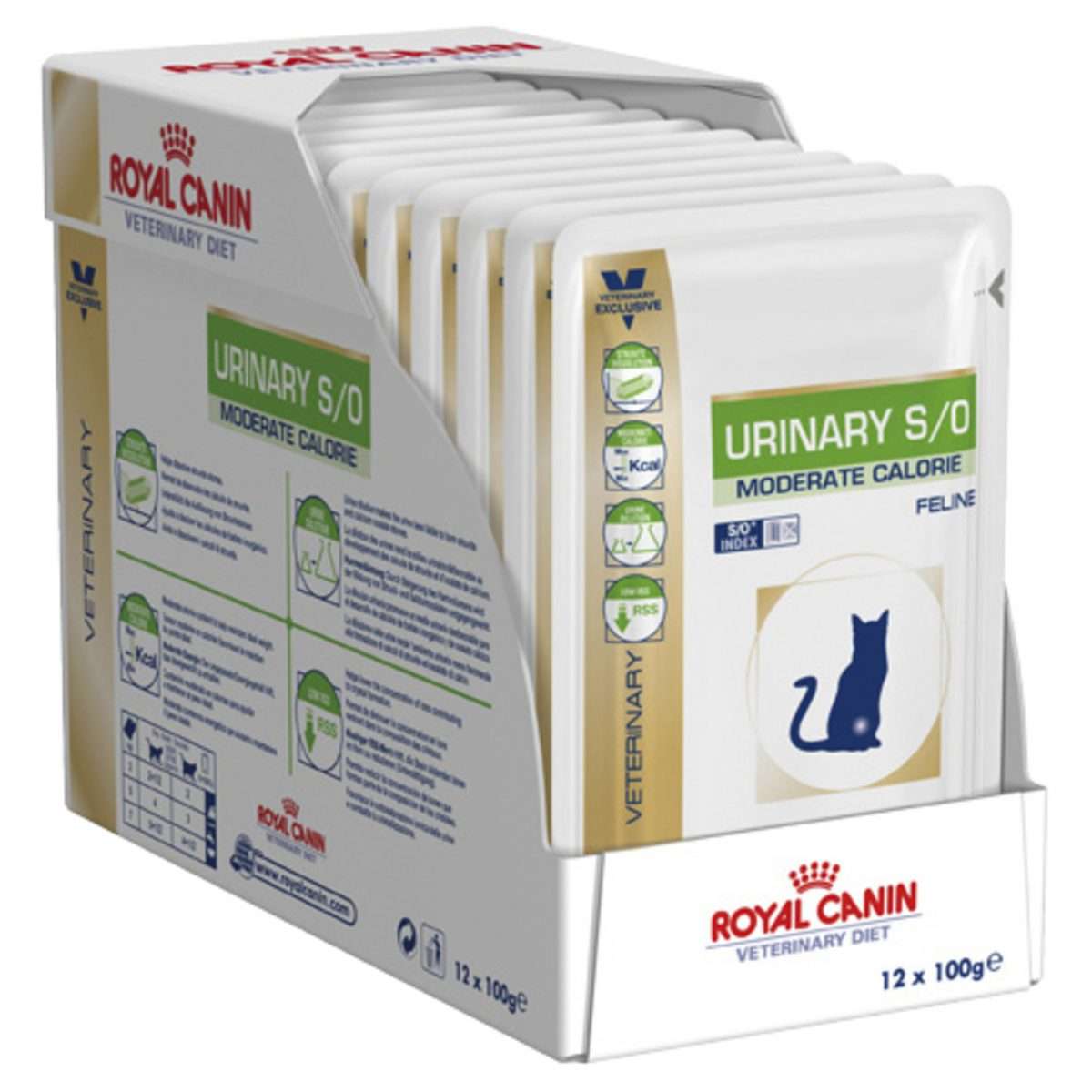 Royal Canin Feline Urinary S/O Moderate Calorie Prescription Wet Food ...